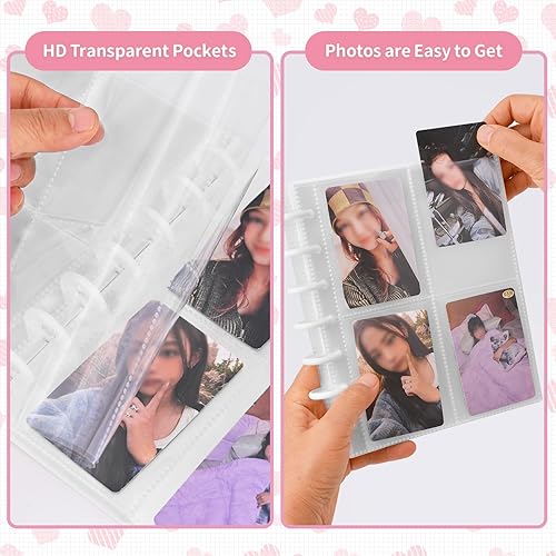 Miniatura 3 de Kpop - Carpeta para tarjetas fotográficas de 3 pulgadas fundas para libros con 30 páginas interiores álbum de ídolos tarjetas de visita para