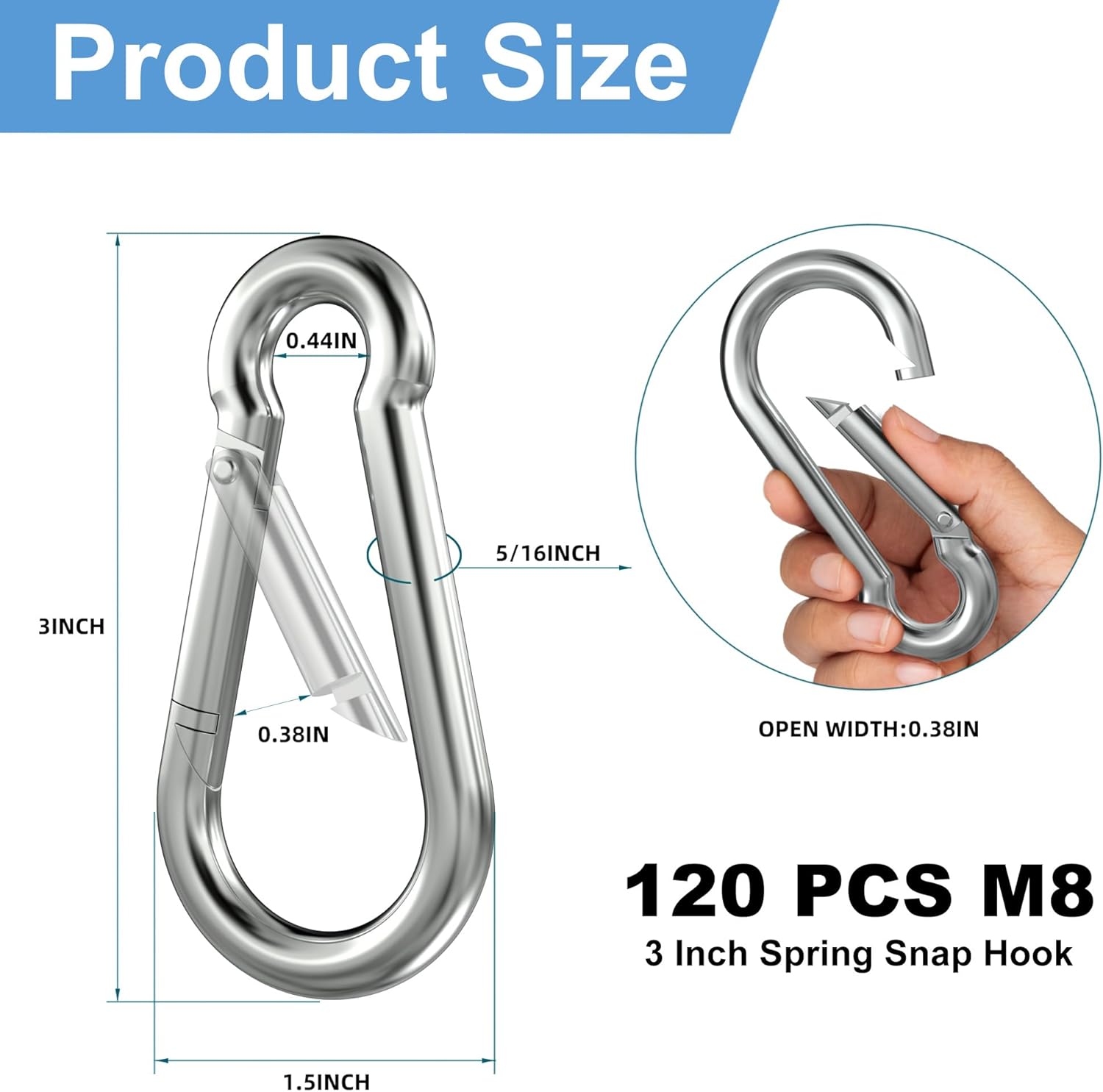 Spring Snap Hook Carabiners