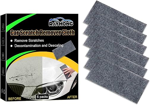 EHIOG Nano Sparkle Tücher - 8 Stück Auto Kratzer Entferner