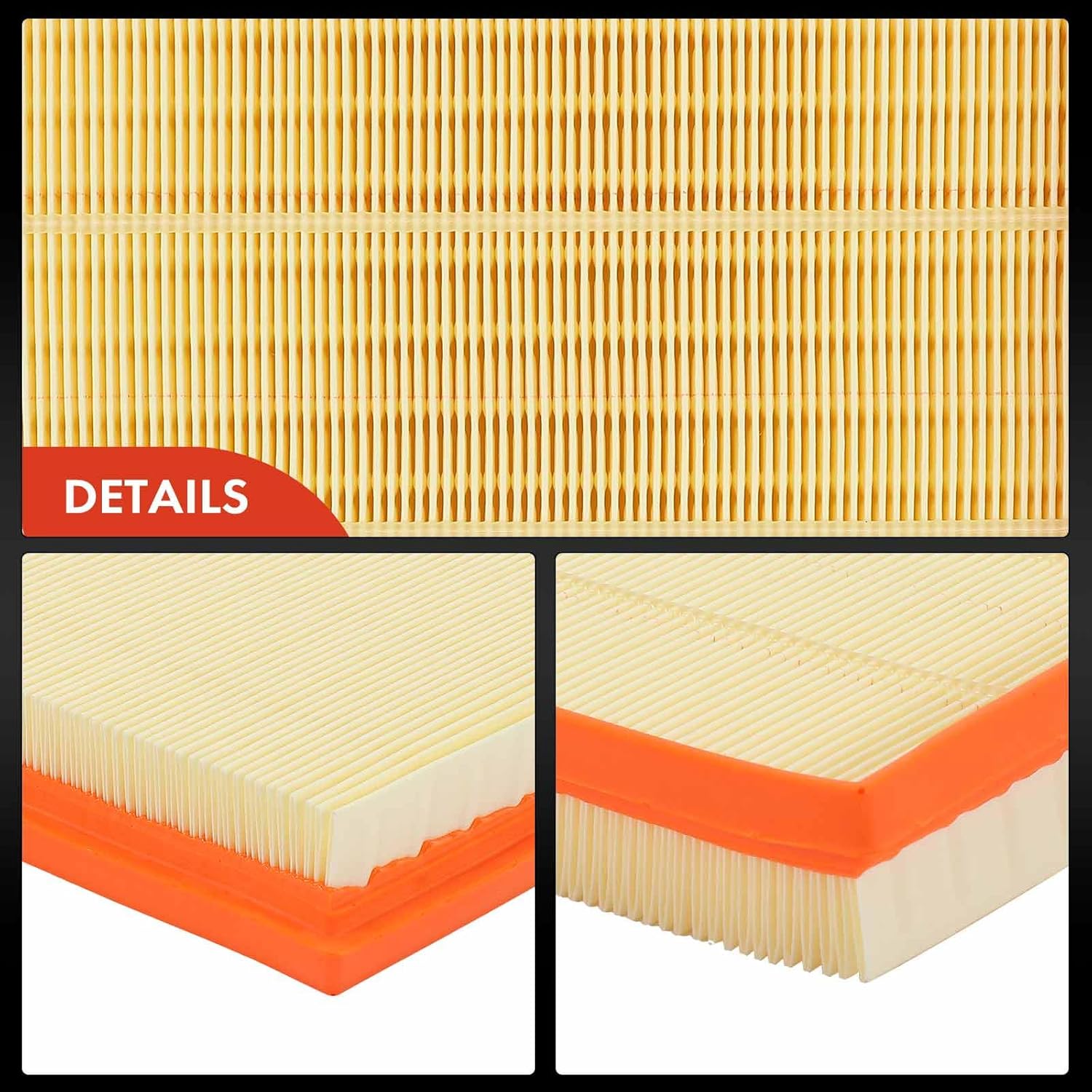 A-Premium 3-PC Engine & Cabin Air Filter with Activated Carbon Compatible with BMW X5 2011-2018, X6 2008-2019, 3.0L