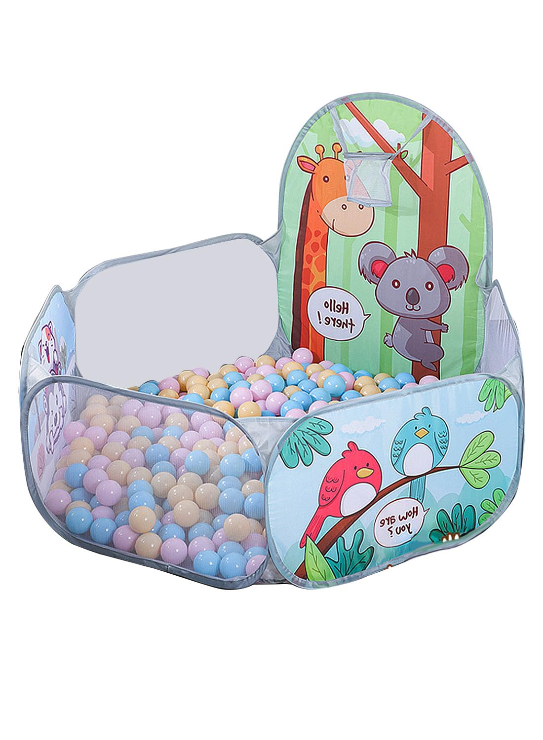 Kids Ball Pit Pool Play Tent, Toy Ball Play Pool Foldable Play Tent for Kids Toddlers Girls Boys Indoor and Outdoor