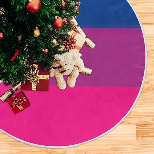 Miniatura 5 de Falda de árbol de Navidad con bandera del orgullo, decoración de otoño, falda de árbol de Navidad moderna, decoraciones divertidas de Navidad