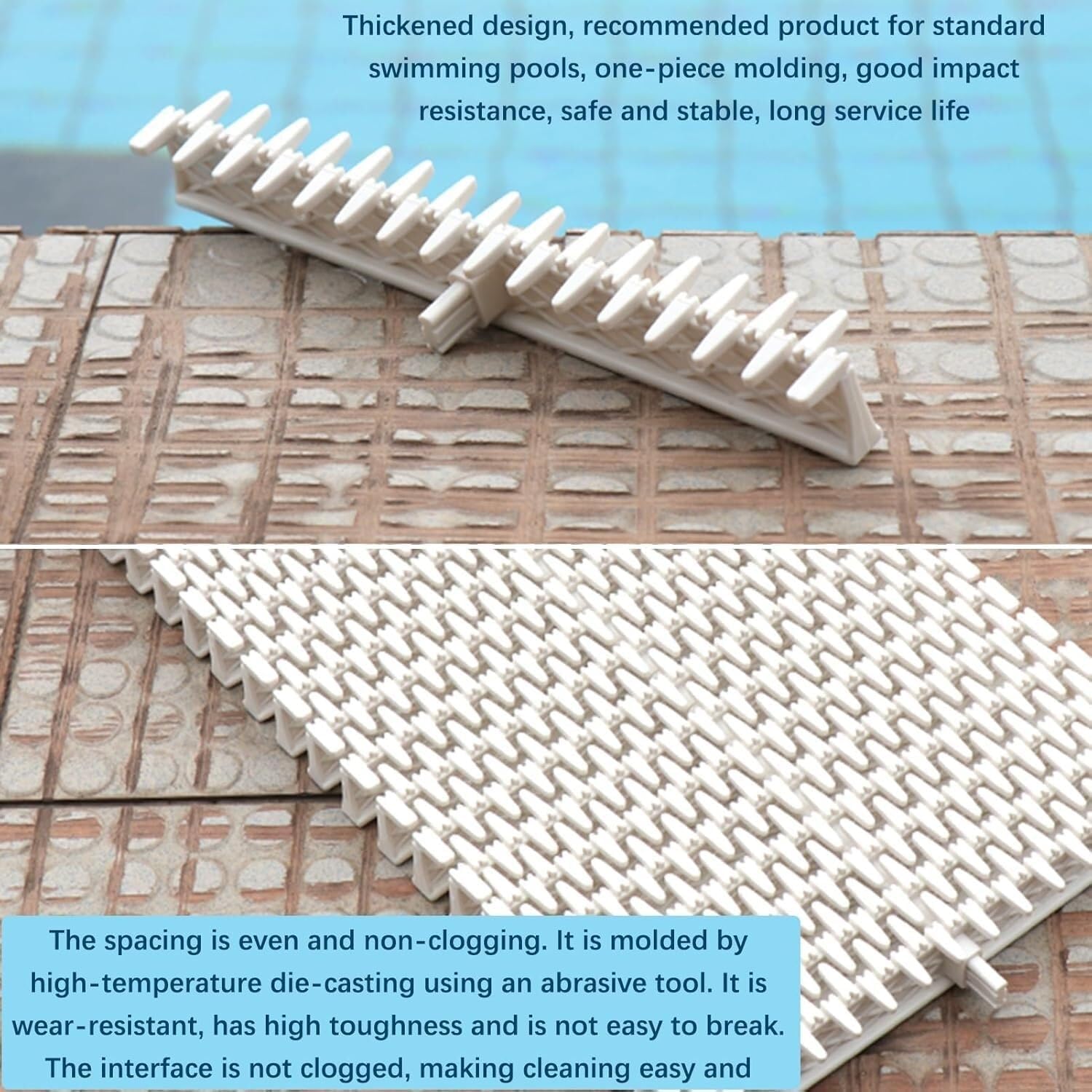 TIST Pool Safety Grills Pool Drain Protector Filter Drain Grate for Bathroom Driveways, Walkways and Patios Designed with Non-Slip Surfaces