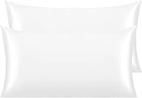 Vista 50 de NTBAY - Fundas de almohada de satén para cabello y piel, fundas de almohada sedosas de lujo con cierre de sobre.