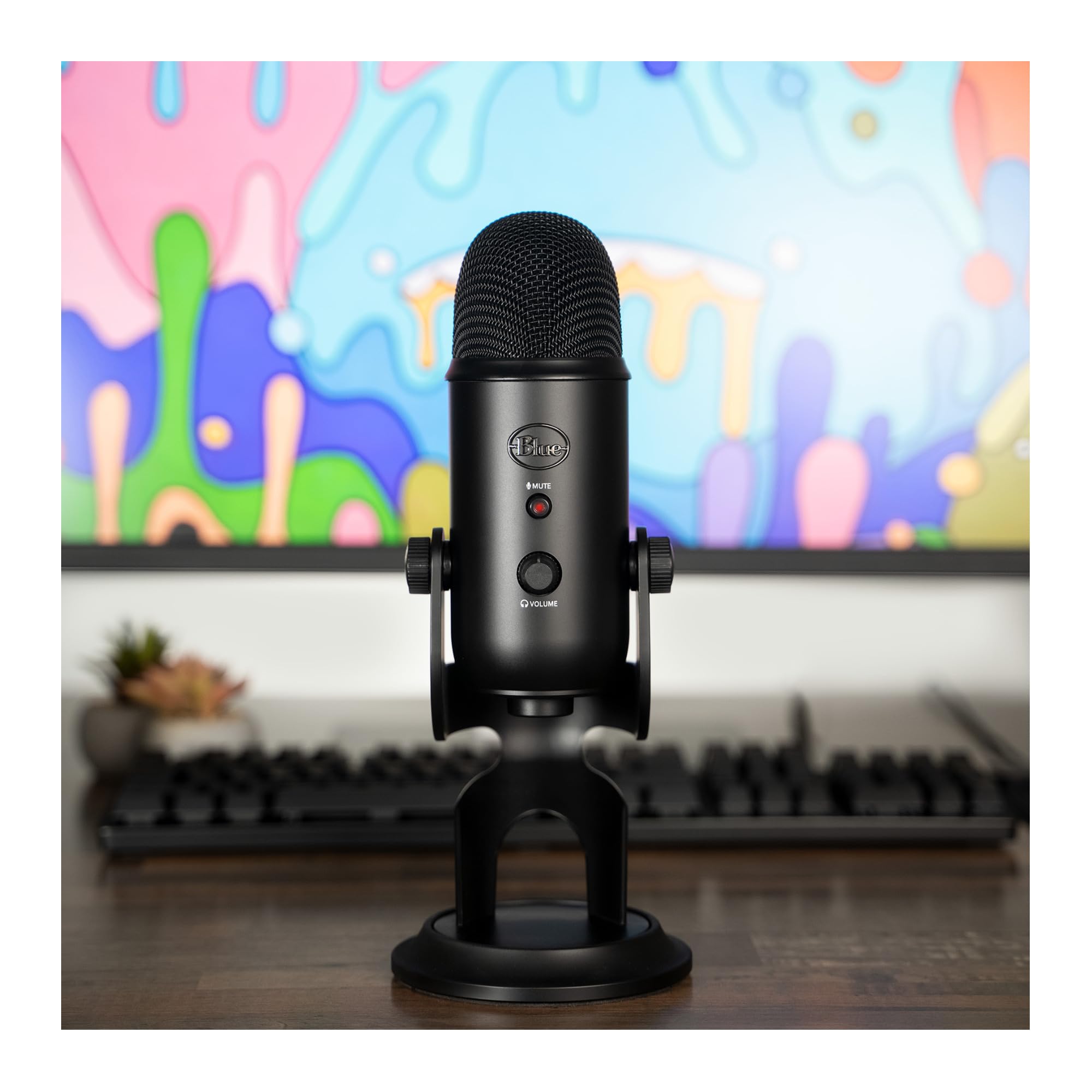 Blue YETI ブラック ブーム付き Amazon.com: Blue Yeti Microphone (Blackout) Bundle with Boom