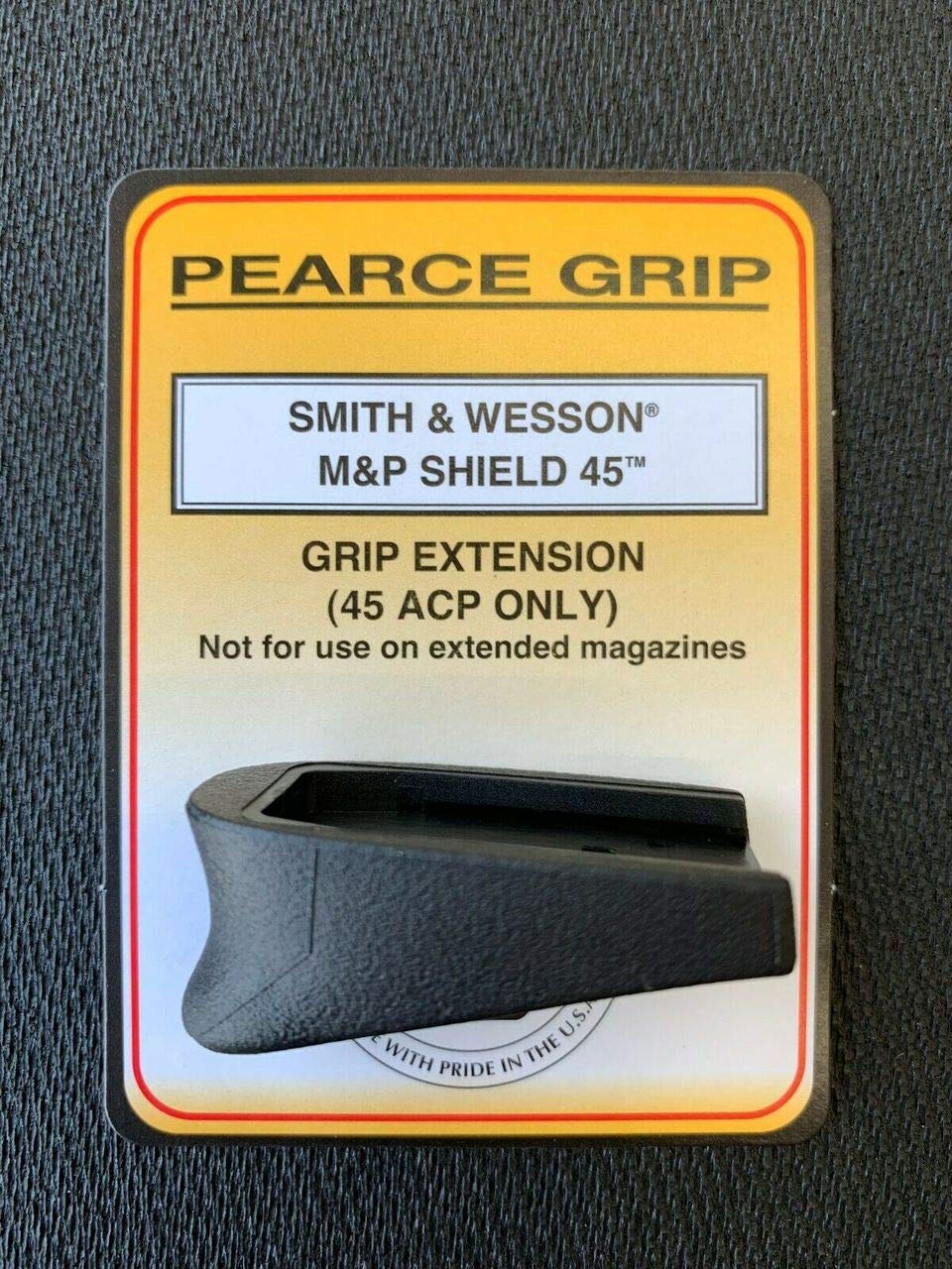 Amazon.com : Pearce PGMPS45 Grip Ext for M&P Shield 45, Black