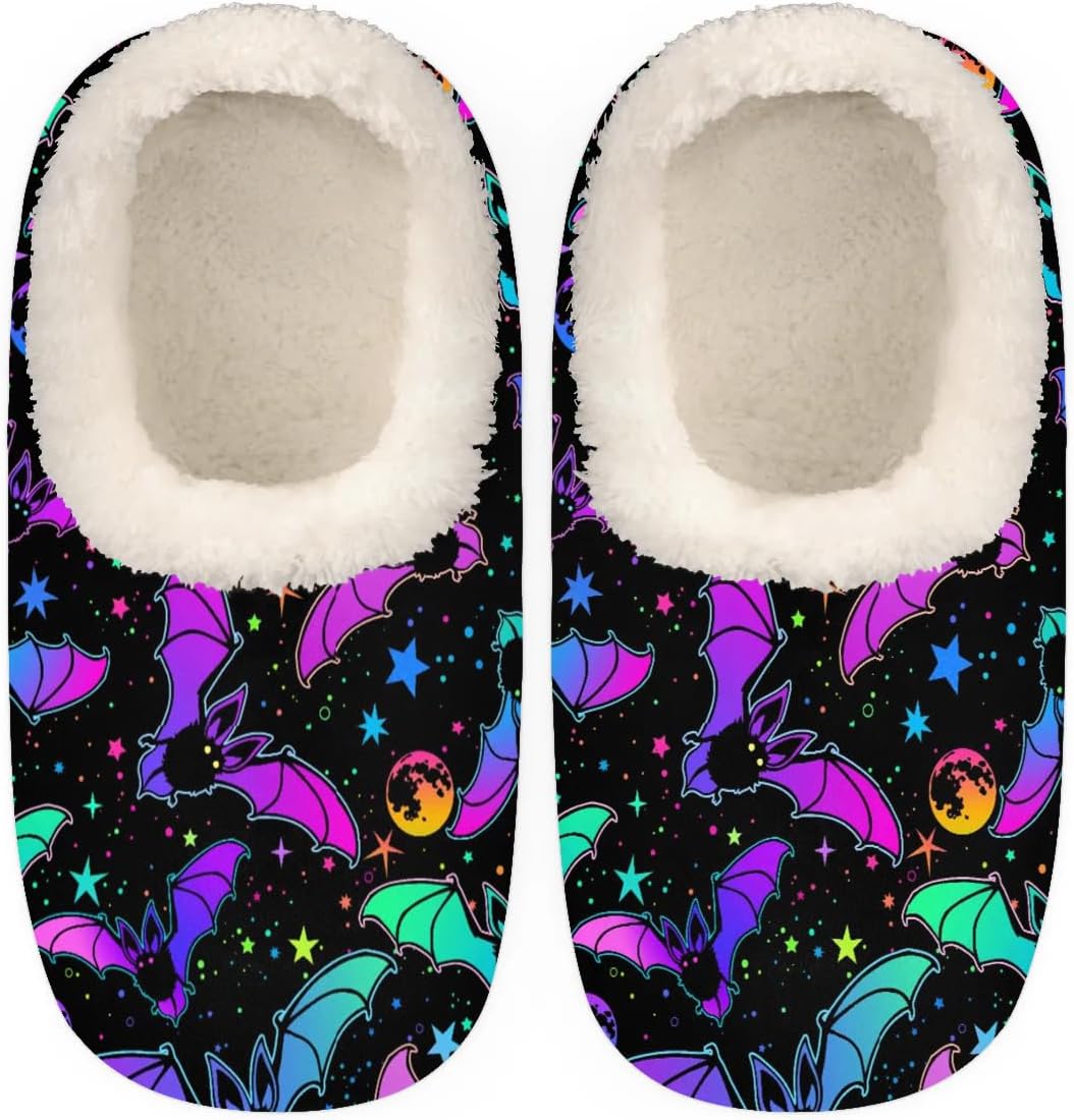 Slipper for Women Men, Fuzzy Memory Foam House Slippers Soft Cozy Warm Closed Back Slippers Lightweight Non-Slip Home Shoes Indoor Slippers