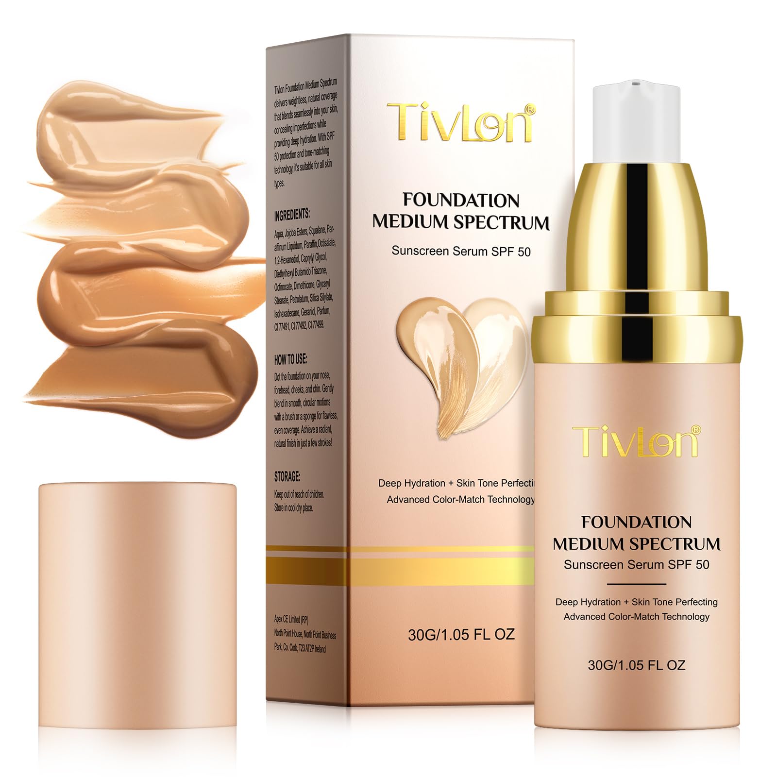 Amazon.com : Foundation 4 in 1 - Medium Spectrum, Color Changing