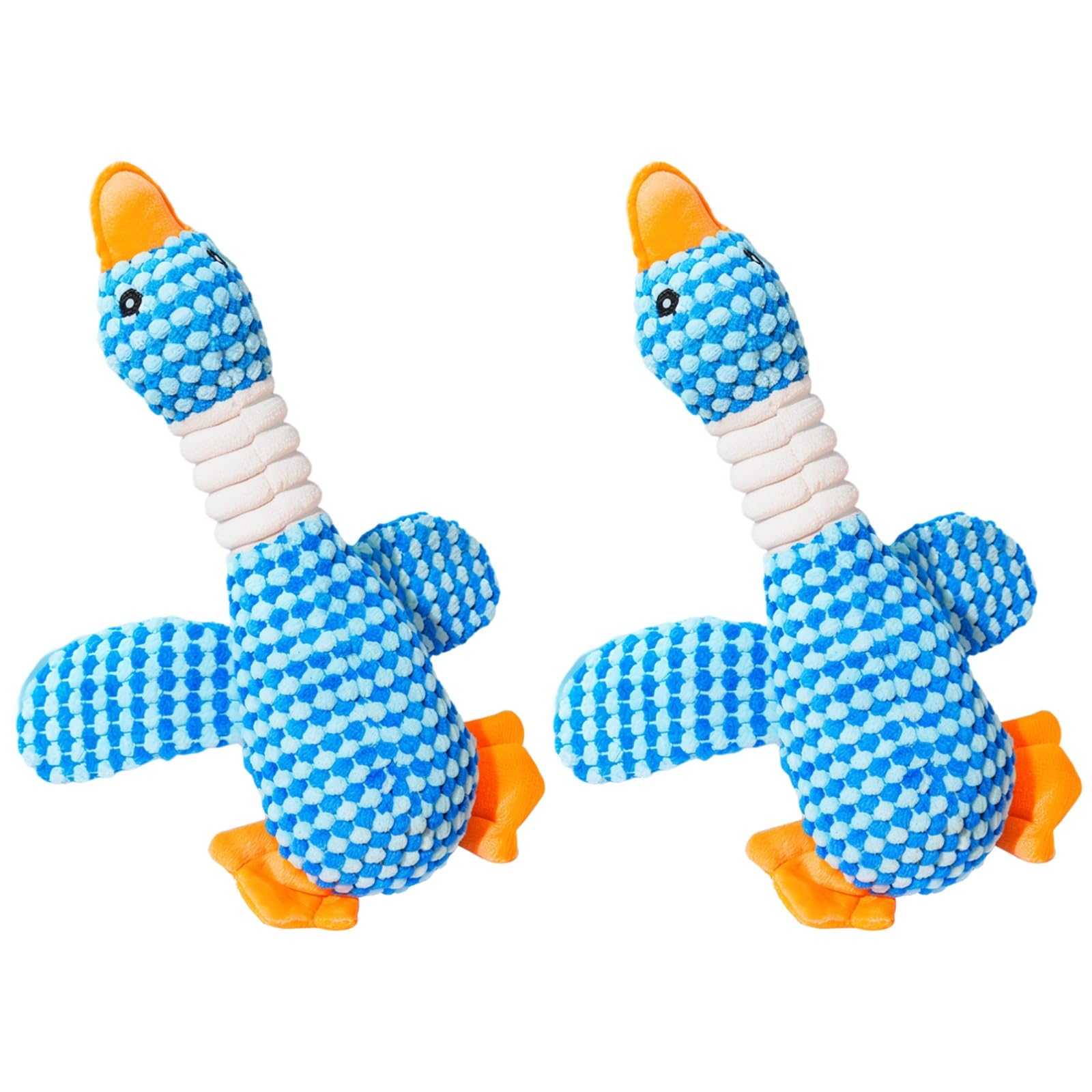 Générique Jouet pour Chien oie avec couineur, Lot de 2, 28 cm, Peluche pour Grands Chiens, Jouet à mâcher Robuste, Jouet interactif pour Le Jeu et Les instants de réconfort, pour Toutes Les Races