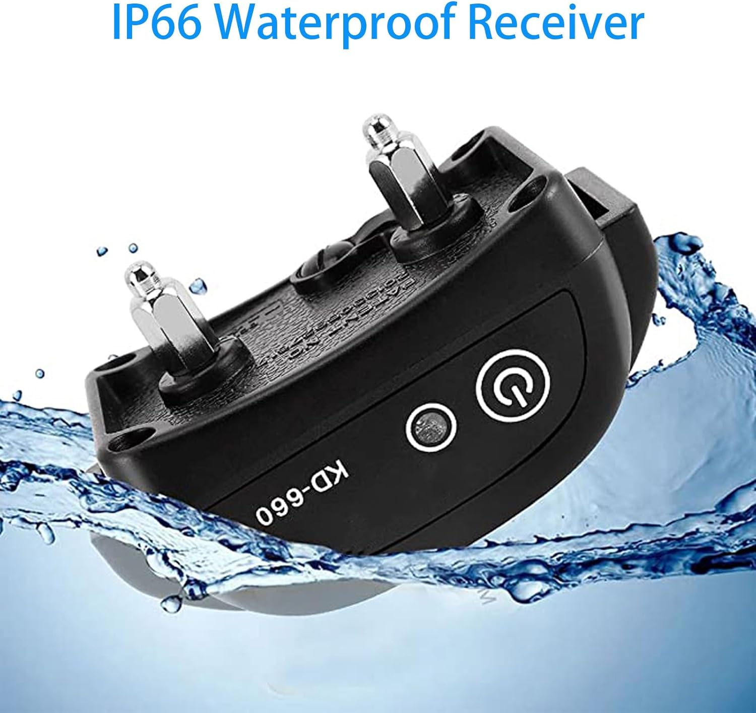 For3dogs,Electric Dog Fence 650Ft Wired In-Ground Fence, w/ Rechargeable Training Collars Receiver, Shock/Tone Correction Pet Containment System,Covers up to 3/4 Acre,for Small Medium Large Dogs