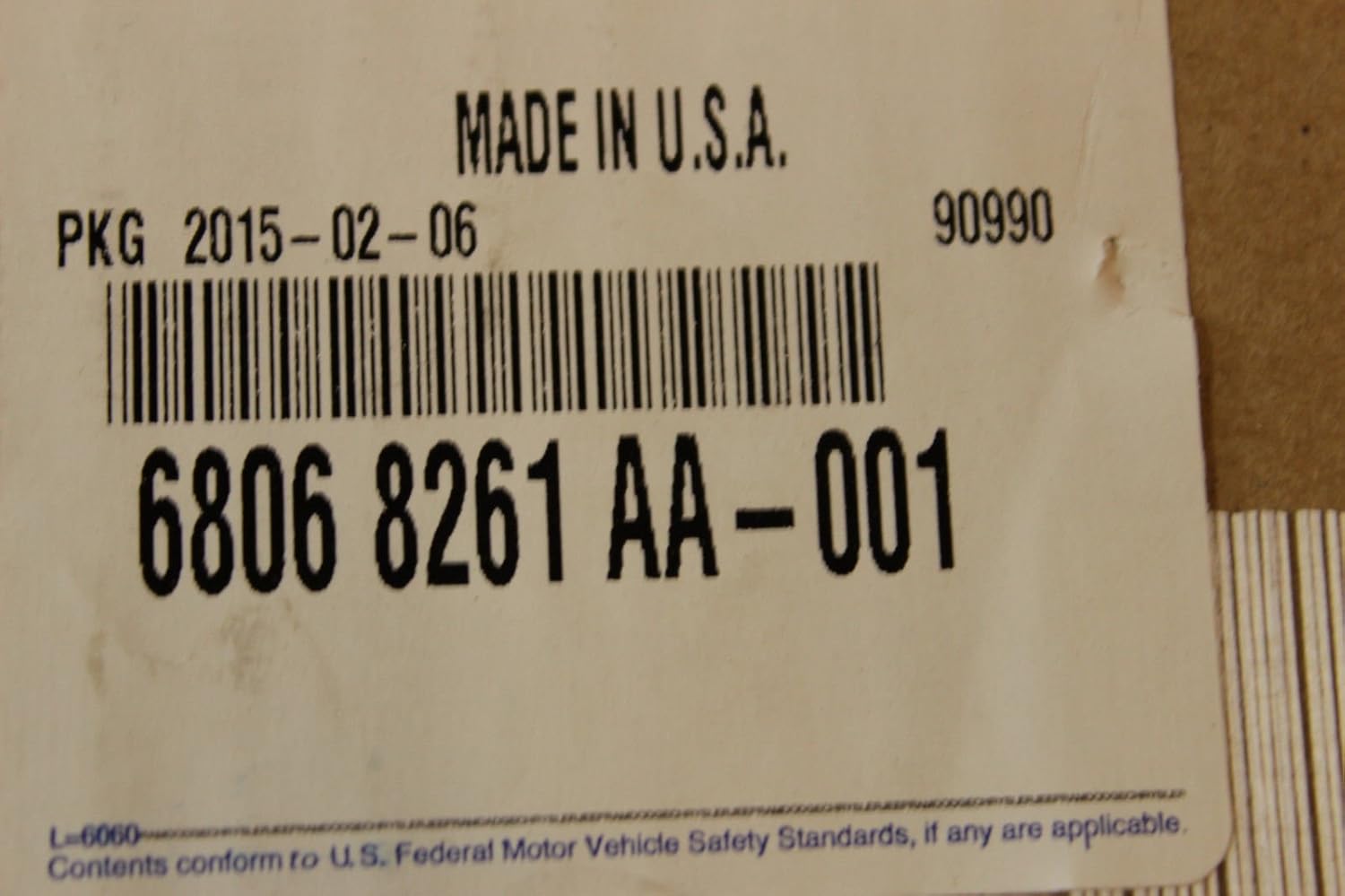 Mopar Jeep Wrangler Rear Glass Lift Gate Shock Prop Support OEM
