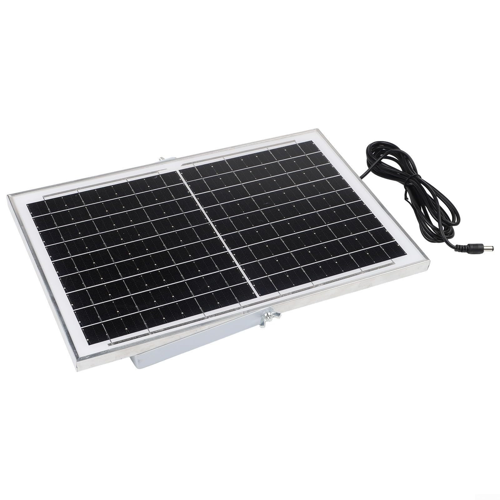 Sistema di pompaggio dell'acqua solare con pannello in vetro temperato da 9 V | Pompa fontana CC 240L/H | Filtro in acciaio inossidabile Tubo da 2 m per aerazione stagni all'aperto (10 W)