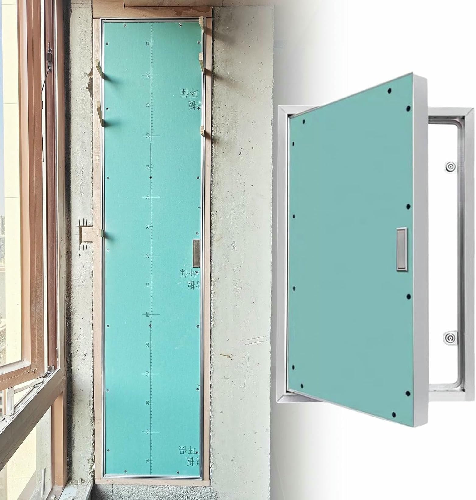 Trampilla pladur de aluminio premium panel de acceso enrasado de gran tamaño