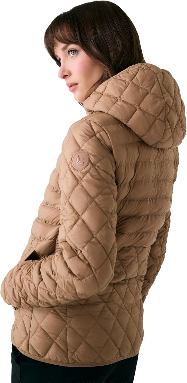 LOLË The Base Insulated Womens Insulated Jacket | Windproof & Water Repellant | Relaxed Fit | Packable Winter Jacket - Image 3