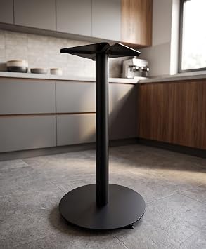 Matte Prime 99 cm Yuvarlak Bistro Masa Ayağı - Kokteyl ve Bar Masası - Ev, Kafe, Restoran Bar Tipi