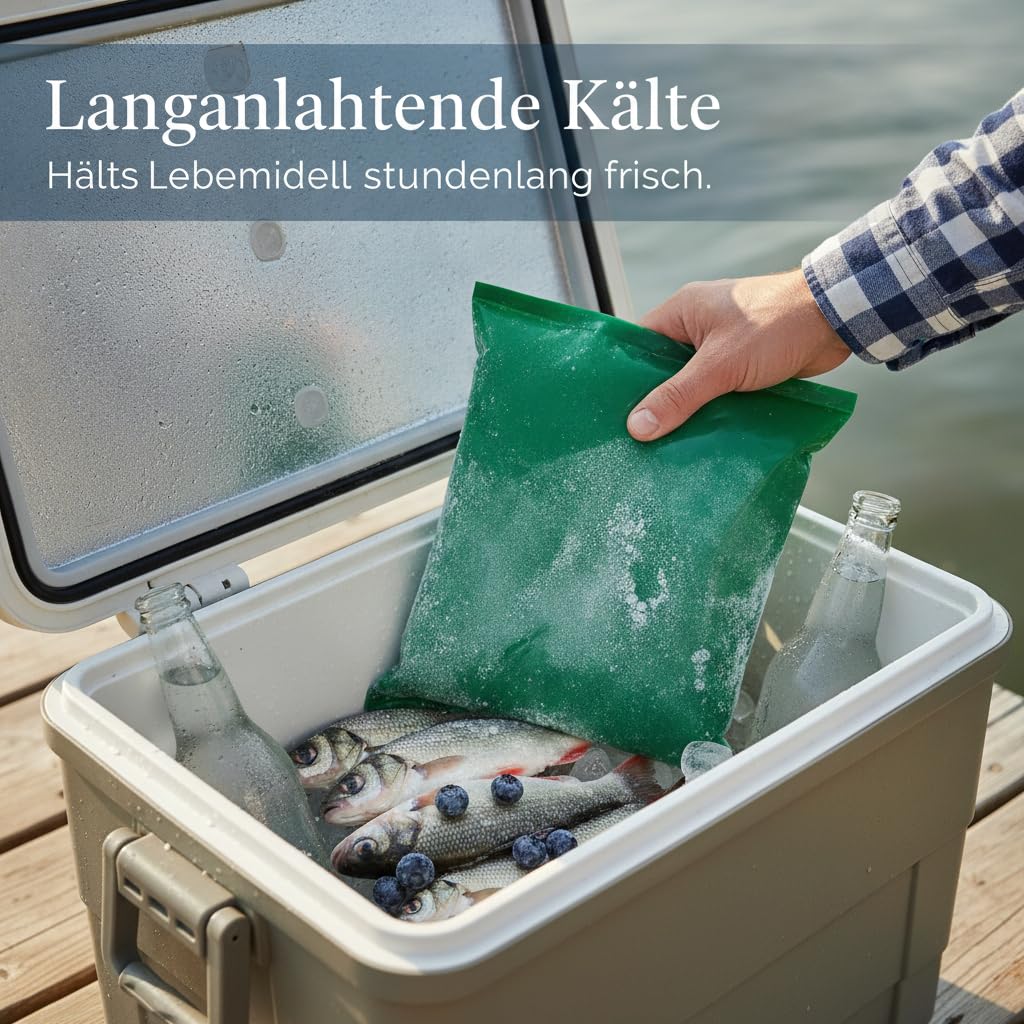 Kühlakku 2500ml mit Gel-Füllung und Selbstvschluss für Lebensmitteltransport, Für Sport - Für Partys