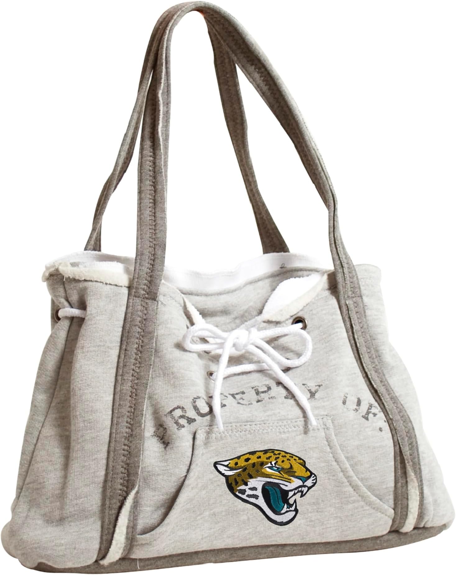 Littlearth NFL Jacksonville Jaguars Hoodie Purse, Team Color, 9.5โ x 15.5โ x 4โ