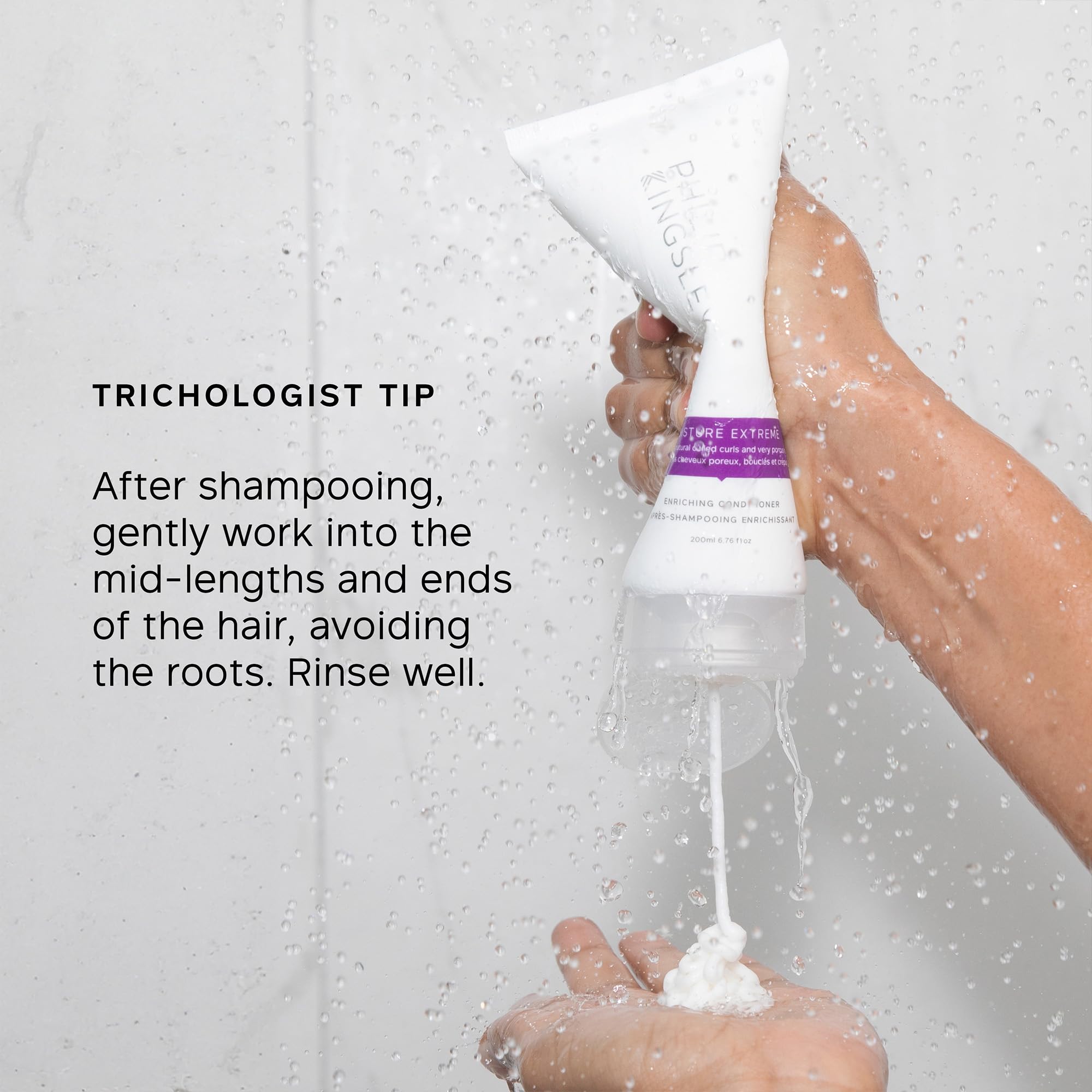 Philip Kingsley | Feuchtigkeit Extrem bereichernder Conditioner | Für lockiges, trockenes, strapaziertes Haar | Spendet Feuchtigkeit, spendet Feuchtigkeit und verleiht Glanz| 1000ml
