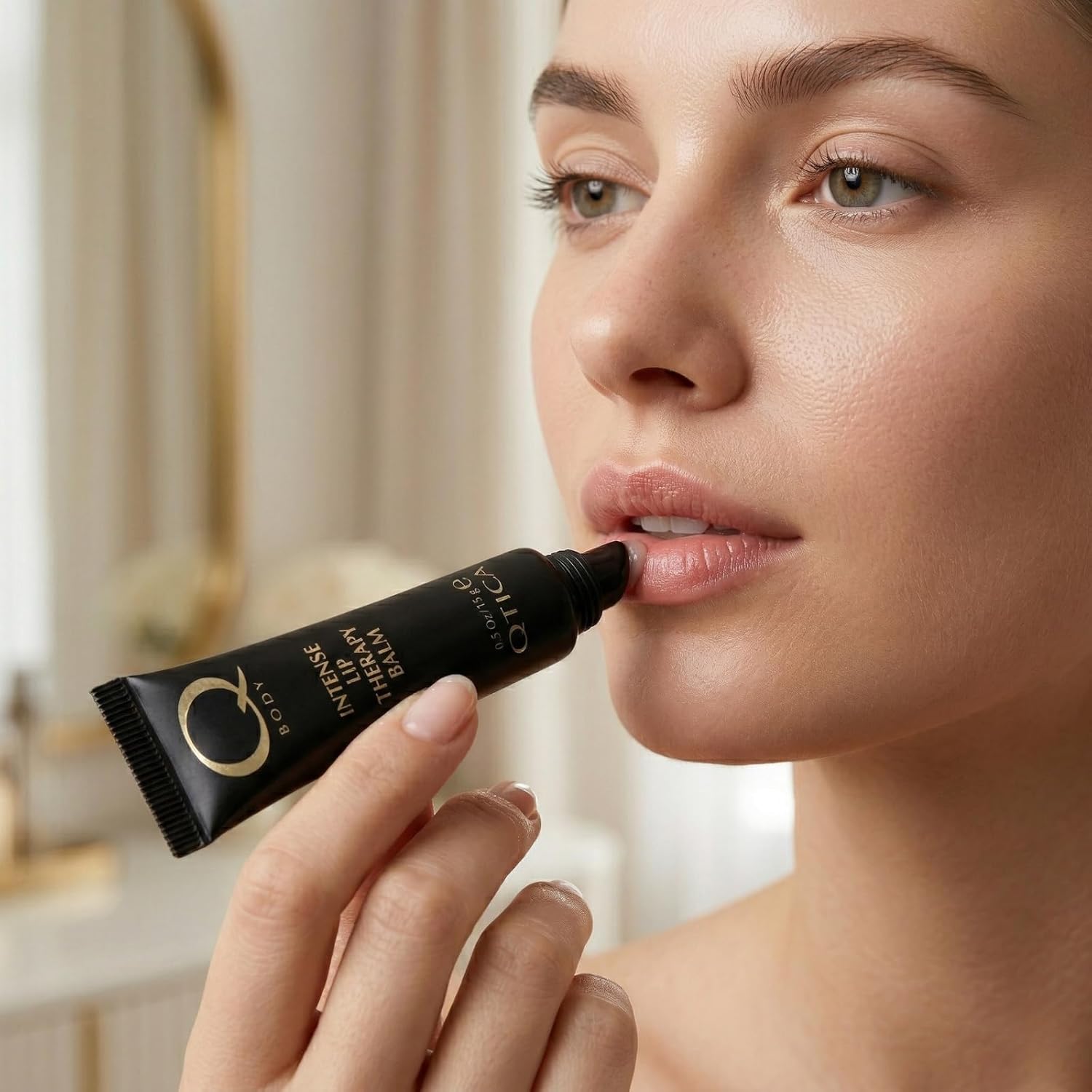 Qtica Intense Lip Repair Balm - Set of 6 by QTICA Beeswax Smooth Creamy Texture Restorative Lip Gel for Dry, Chapped Lips Instant Hydration, Softness