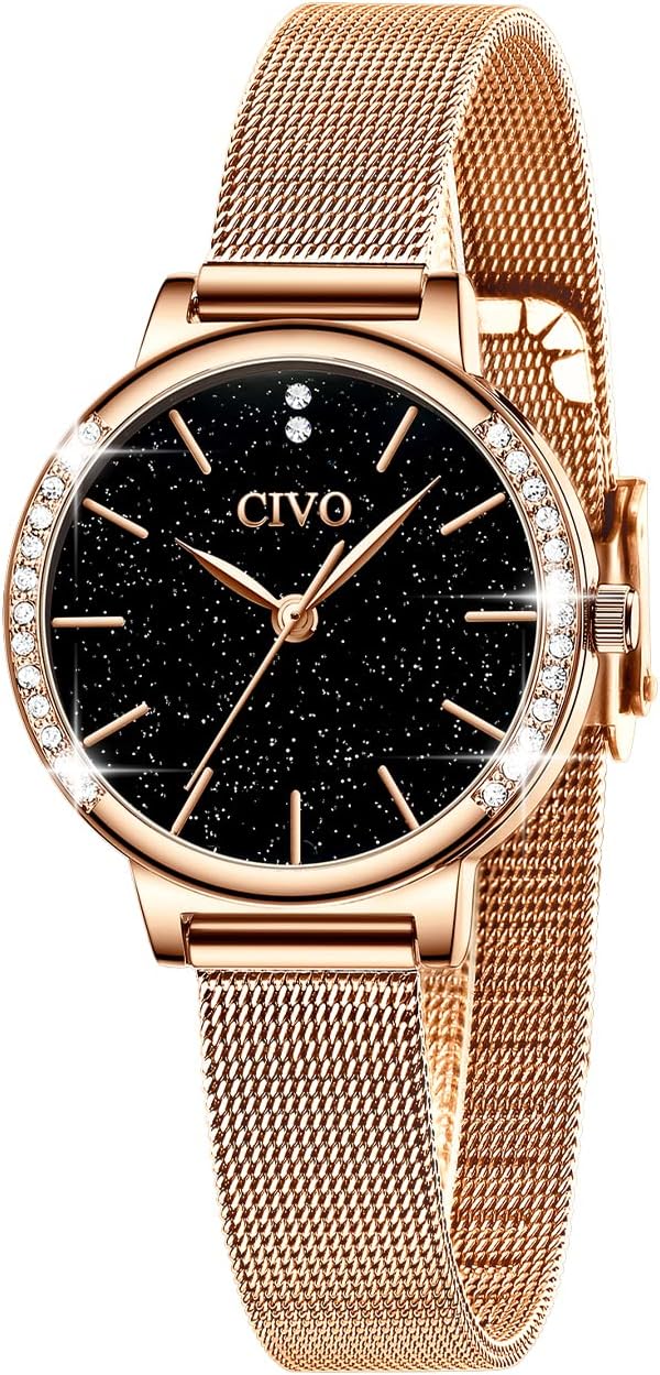 CIVO Watches Ladies Waterproof Minimalist Elegant Classic Casual Analogue Wrist Watches for Women