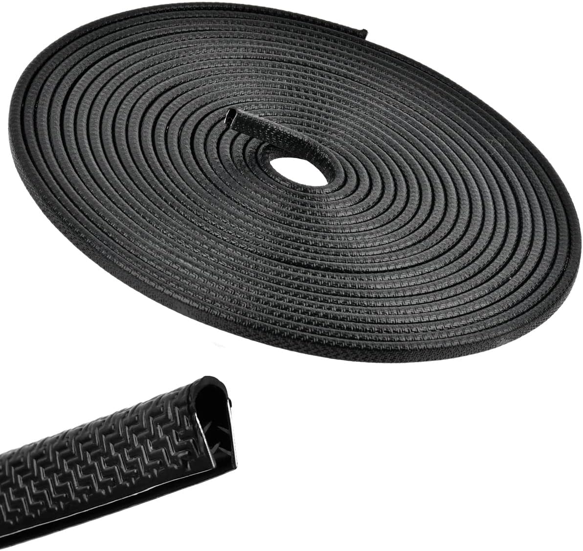 Car Door Edge Protector Edge Trim U Shape, 10M Car Door Rubber Seal