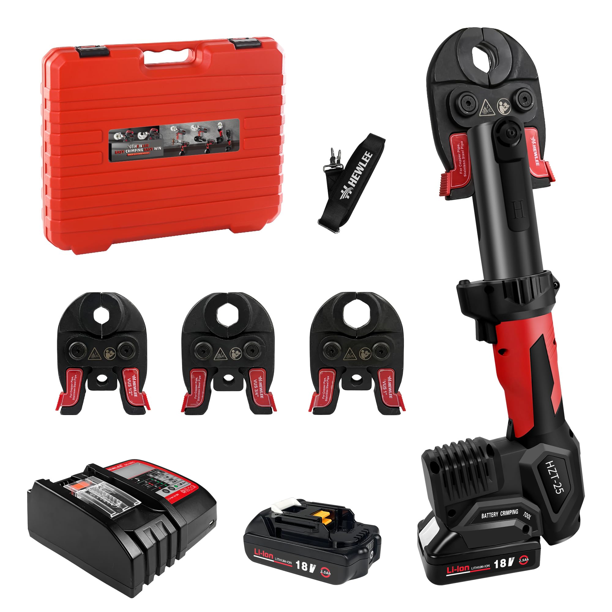 HHEWLEE MINI Press Tool for Copper Pipe, Pro Lightweight Crimping