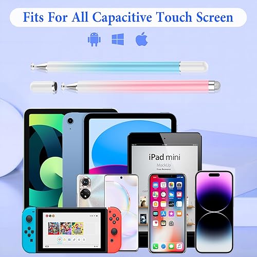 Miniatura 6 de Lápiz capacitivo magnético de 2 en 1 con disco para pantallas táctiles, compatible con iPhoneiPadAndroidMicrosoftSurface y todas las pantallas