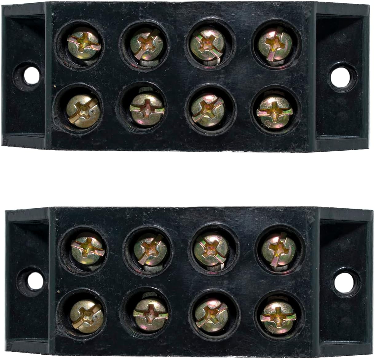 Ovicart 30A 4 Way Bakelite Connector Strip Black Screw Terminal ...