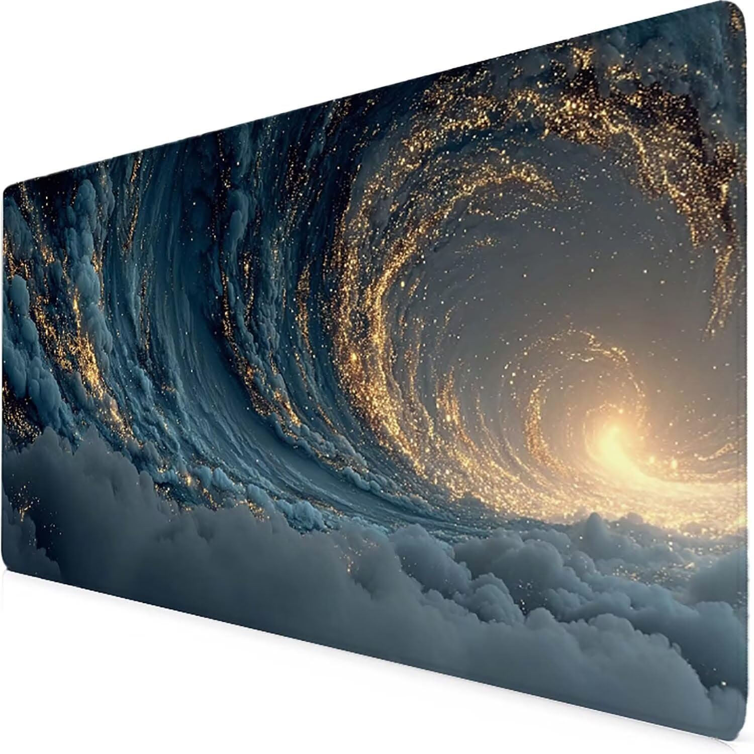 Tappetino Mouse XXL 1000x500mm Blu Mousepad Cielo stellato Tappetino Scrivania Grande, con base in Gomma Antiscivolo, Impermeabile Sottomano Scrivania per Computer, Ufficio, Accessori Gaming 5-3376j