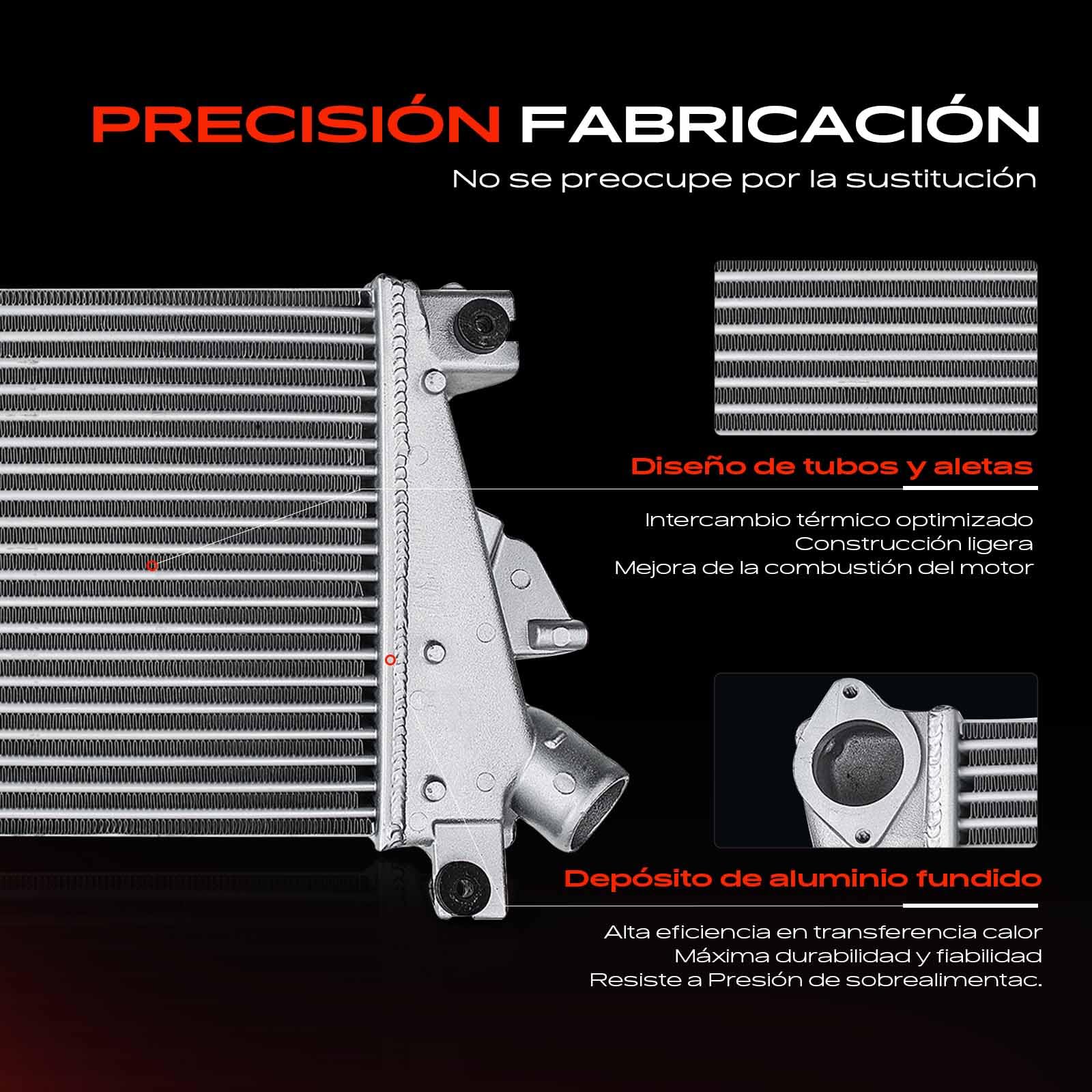 Frankberg Intercooler Intercooler Compatible con X-Trail T30 2.2 dCi 2.2 Di 4x4 2.2 dCi 4x4 2001-2005 Replace# 96527,14461-EQ400