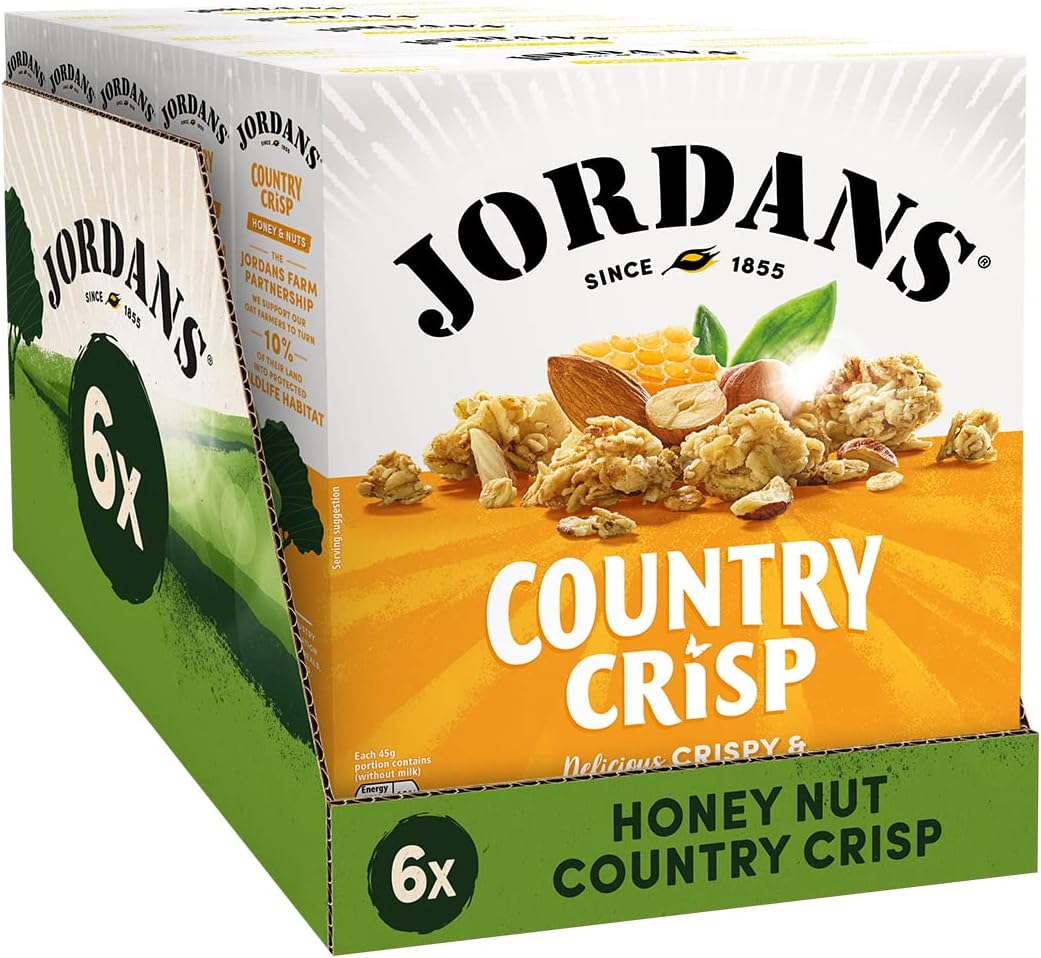 Jordans Country Crisp Honey & Nut Breakfast Cereal Vegetarian 6