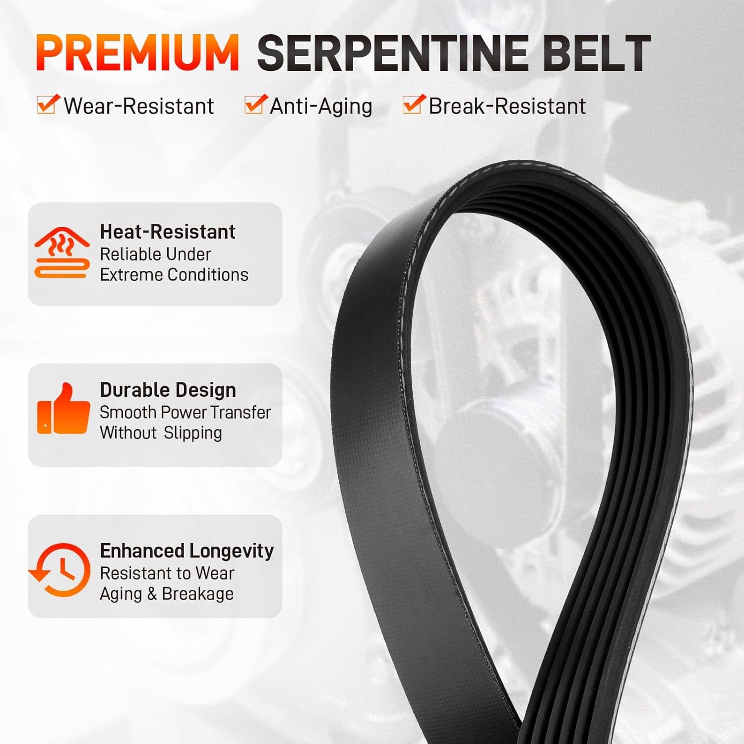 Serpentine Drive Belt Tensioner Idler Pulley Kit Compatible with BMW X3 X5 128i 325i 325xi 328i 328xi 330i 330xi 525i 525xi 528i 528xi 530i 530xi, 3.0L L6, 2006-2013, Replace# ADK0022P 11287535860