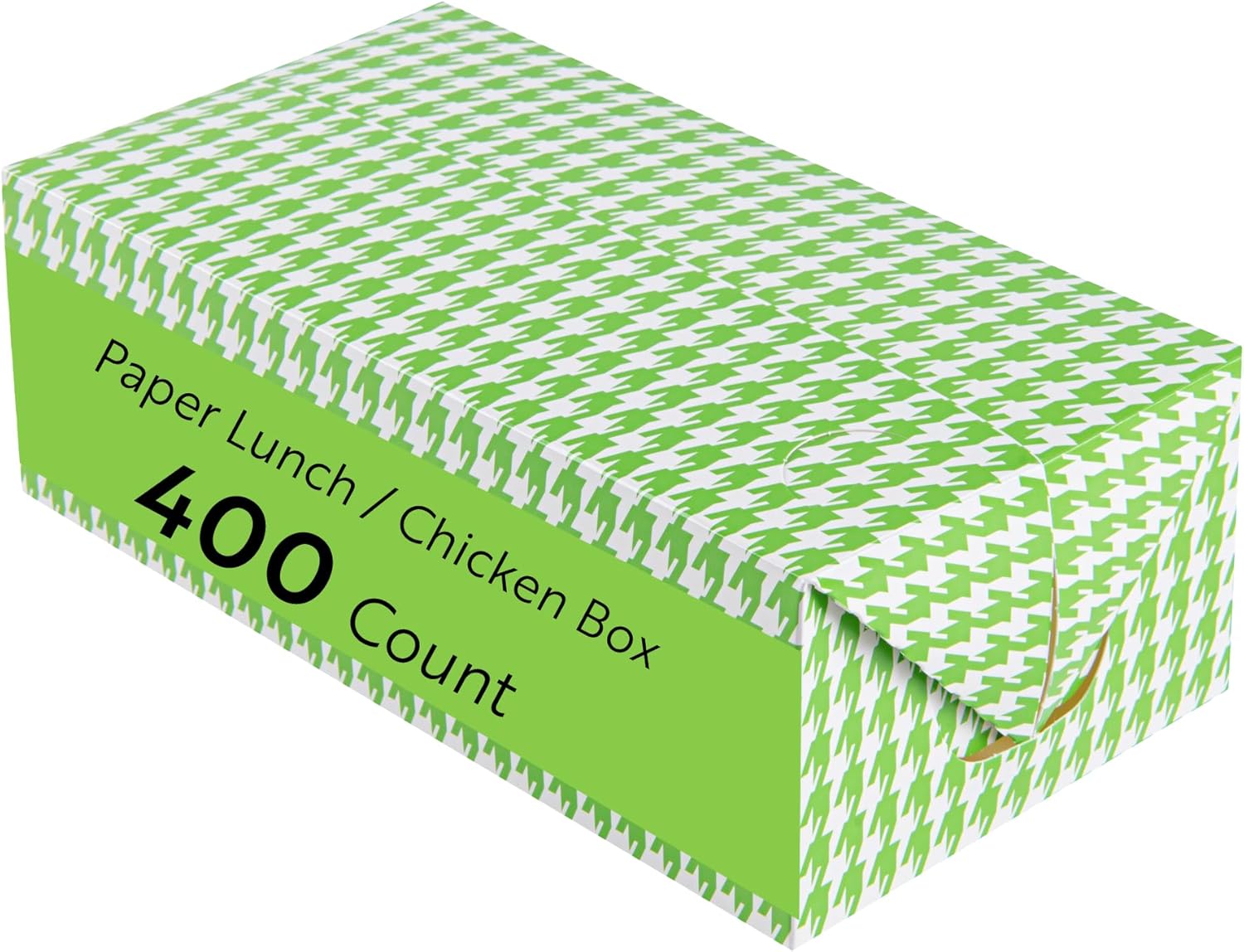 Restaurantware Takeout Box 400 Count 71 Ounces Paper Recyclable Container Disposable Lunch Box Spill-Resistant Food Box Fast Top Design Green