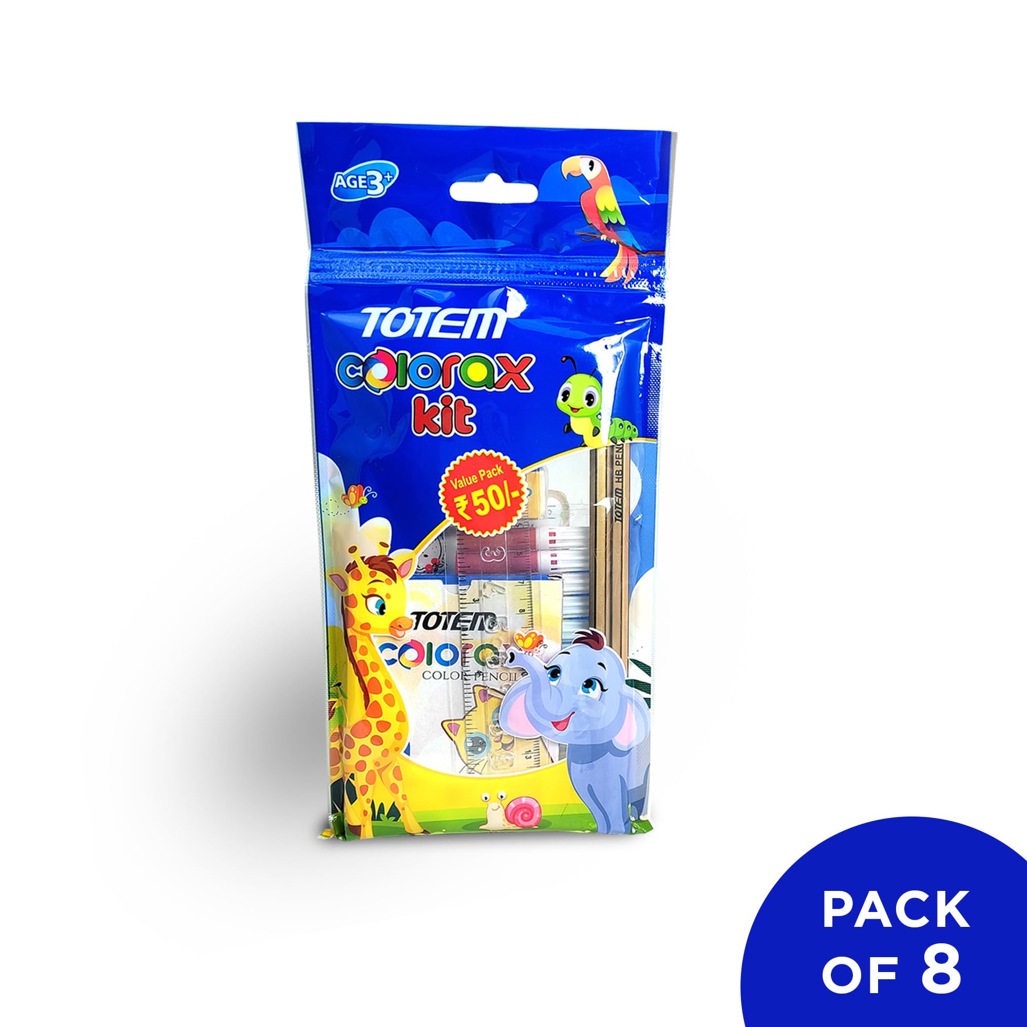 Totem Colorax Kit | Mini Stationery Set | Coloring Kit Set