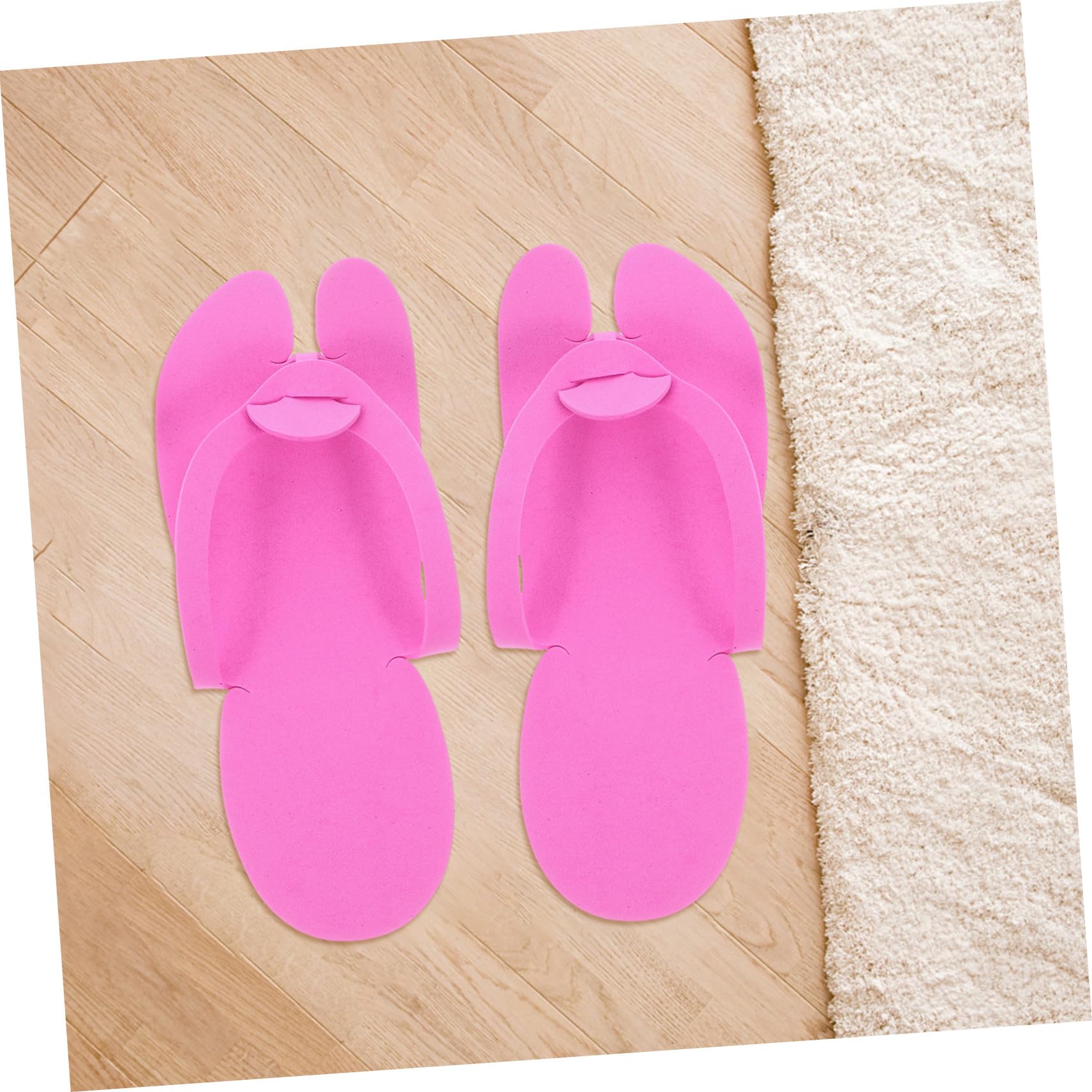 Mipcase Zapatillas de Ducha Desechables Eva Plegables para Viaje, 24 Pares