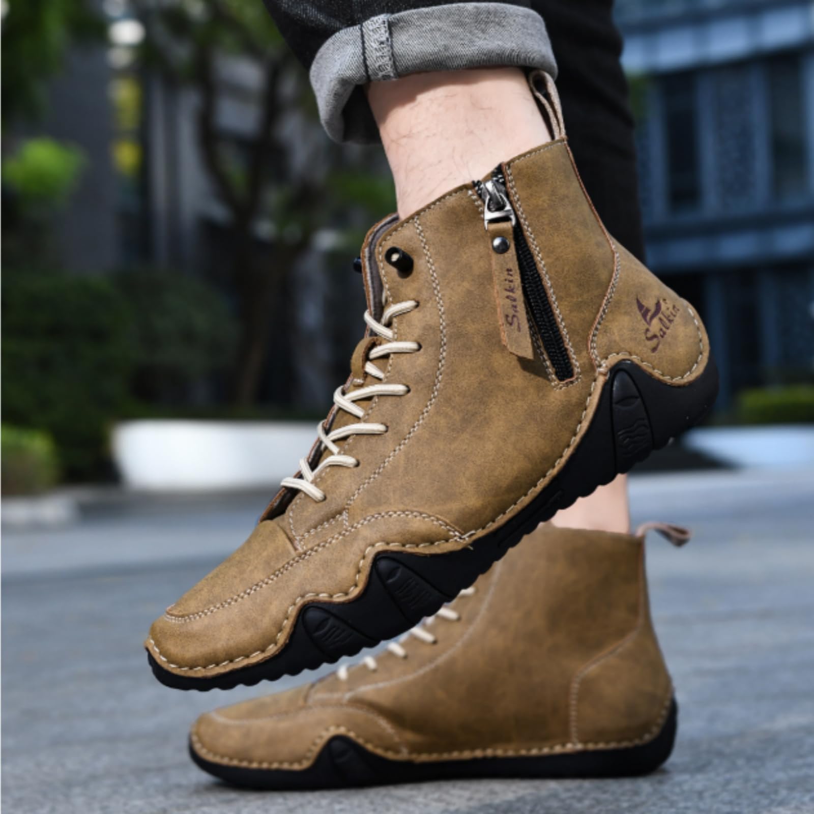 Feel Free Barfußschuhe, ergonomisch geformt, wasserdicht und schmerzlindernd – Barfußschuhe und Bootsschuhe aus Leder