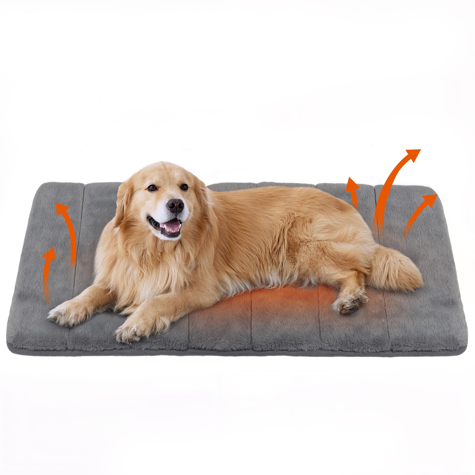 ZAKAPAWS Dog Crate Pad for X Large Dog - 41x27 Memory Foam Dog Bed, Washable & Anti-Slip Dog Bed Mat, Ultra Soft Kennel Pad for Dogs Cozy Sleeping Mat