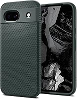 Vista 19 de Spigen Funda para Pixel 8, Liquid Air (2023) [Sin Anillo Magnético] [Protección de Grado Militar] - Abyss Green