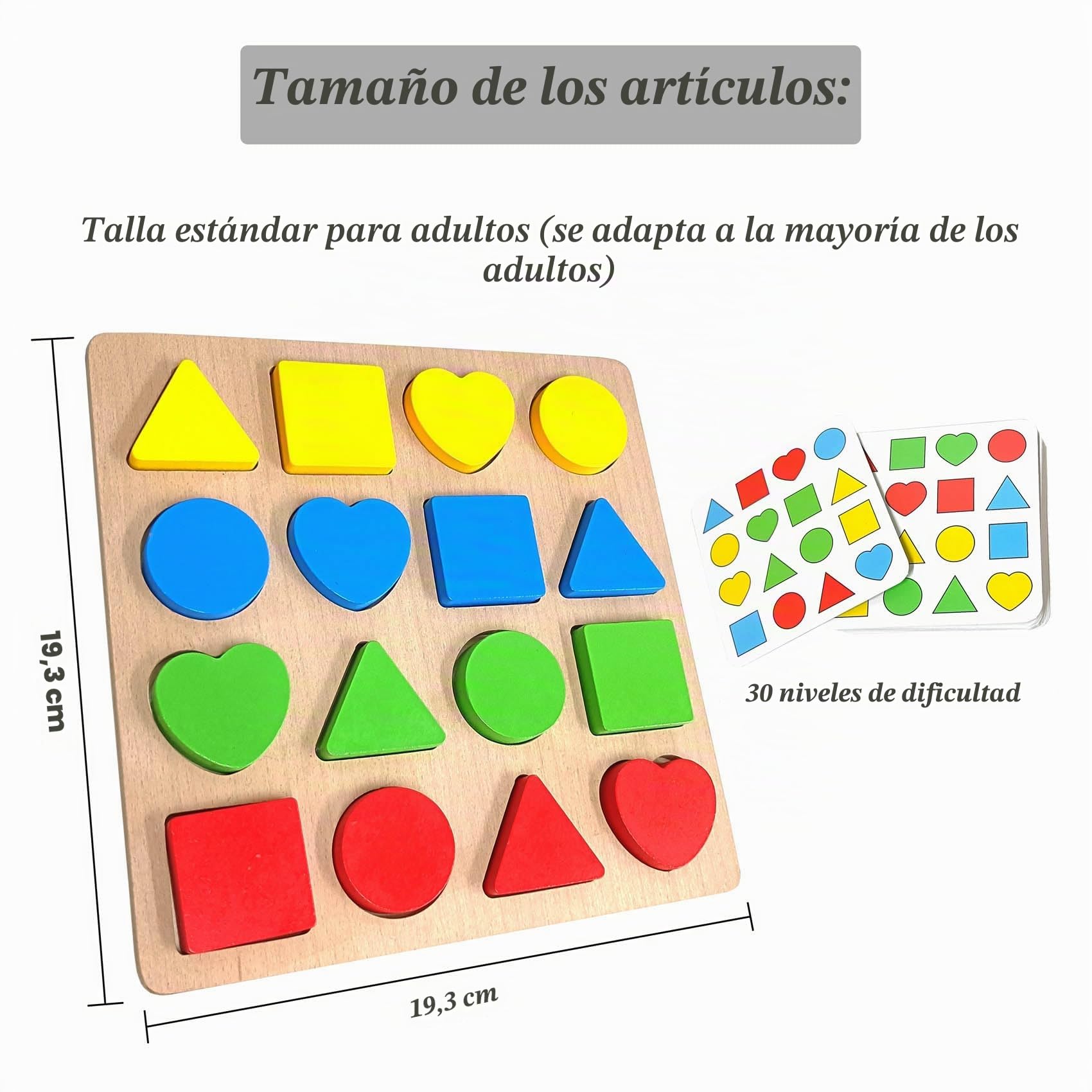 Actividades de Madera para la Demencia para Personas Mayores, Productos de Alzheimer para Personas Mayores, Regalos de Rompecabezas y Juegos para Mantener a los Adultos Mayores cognitivos y