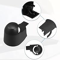 Vista 4 de ACROPIX Tapa de tuerca de brazo de limpiaparabrisas trasero para Volkswagen GTI - Paquete de 1 color negro