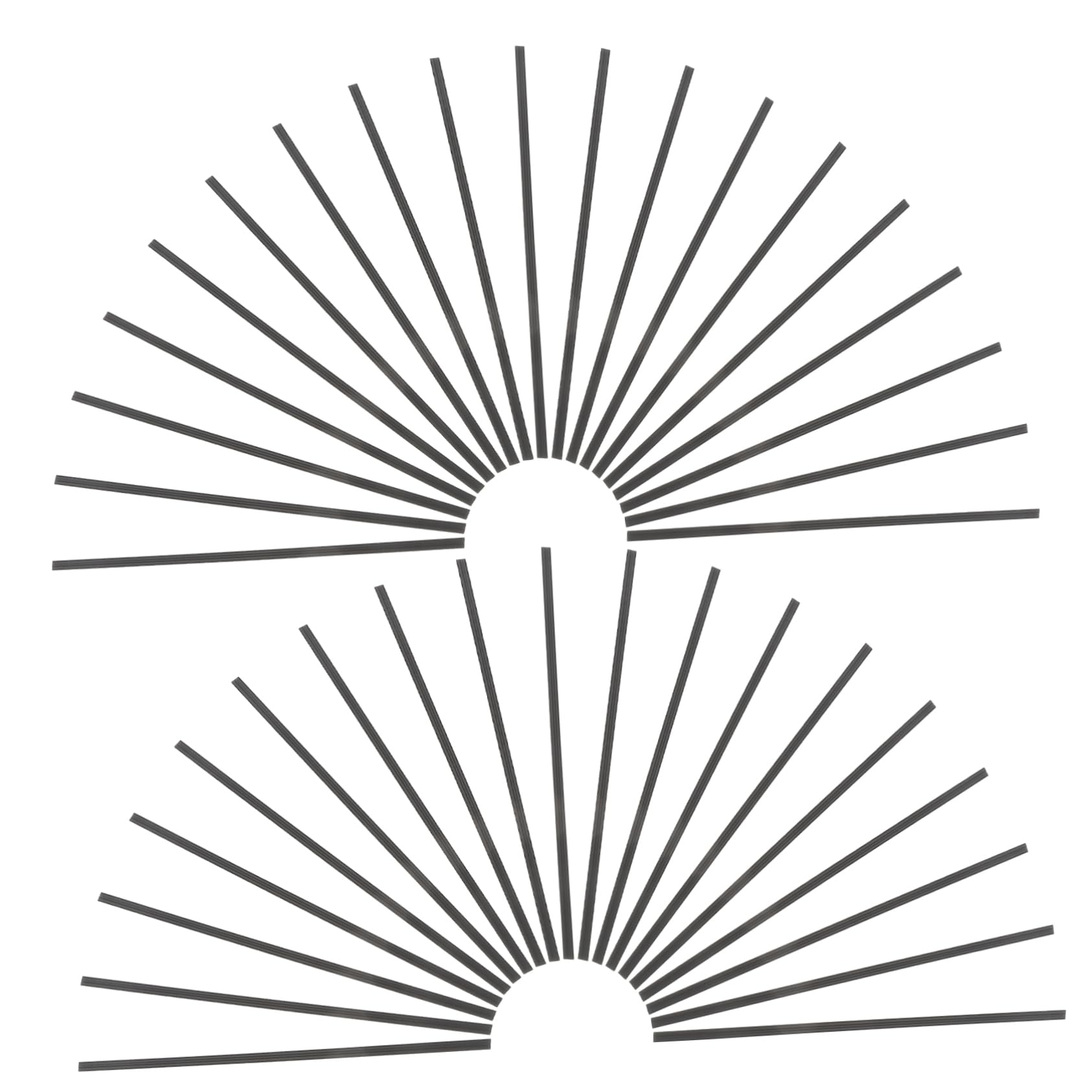 Garneck Professional Grade 20pcs Plastic Welding Rods Welding Sticks for Car Bumper Repair Pp Plastic Welder Rods Kit