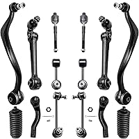 Vista 91 de Detroit Axle - Kit de suspensión frontal de 15 piezas para Jeep Grand Cherokee 99-04 1999 2000 2001 2002 2003 2004, brazos de control superior e