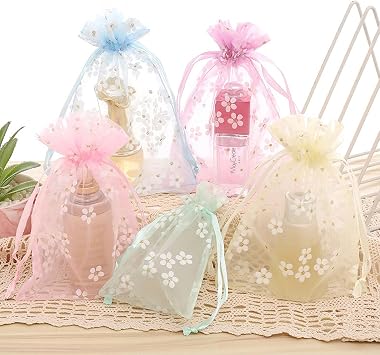 Wrapping Bags, Gift Wrapping, 5 Colors, Set of 10, Valentines Day, Wrapping, Gift Bags, Packaging Materials, Candy Accessories, Birthday Present, Floral, Mixed Colors S