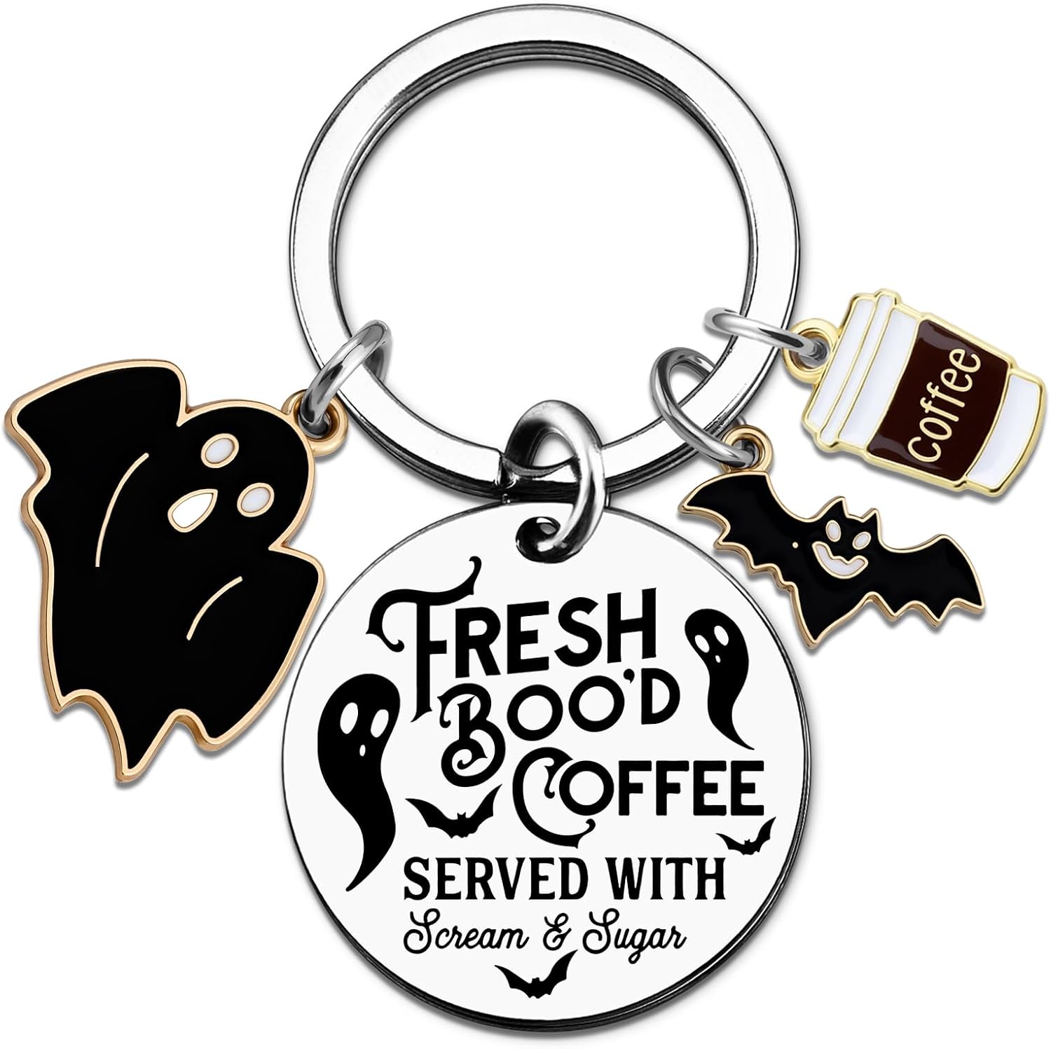 Halloween Gifts Ghost Keychain Boo Basket Stuffers for Teen