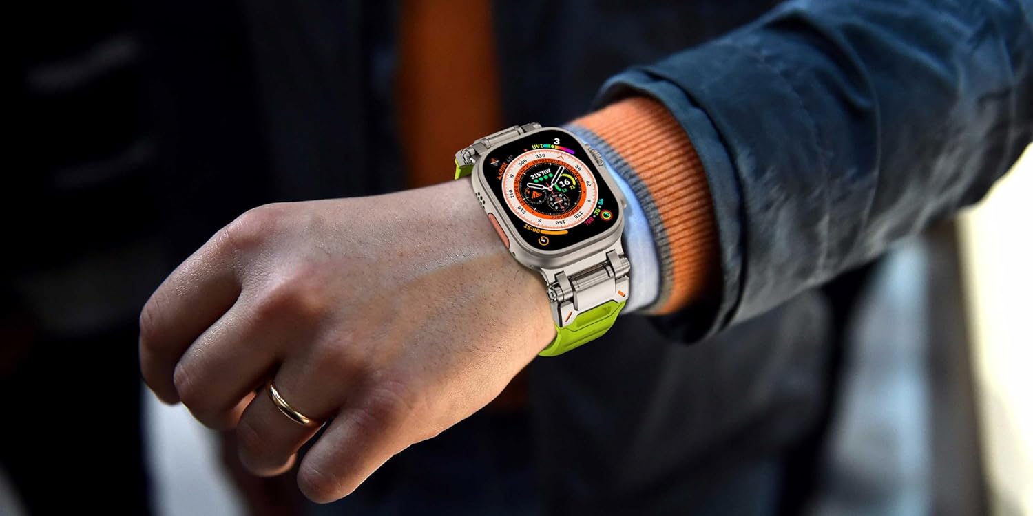 NewWays Rocky Peak Band | For Apple Watch Ultra3 2 1 49mm Series 11 10 9 8 7 6 5 4 SE 44/45/46mm | Ultimate Powerful Watch Strap