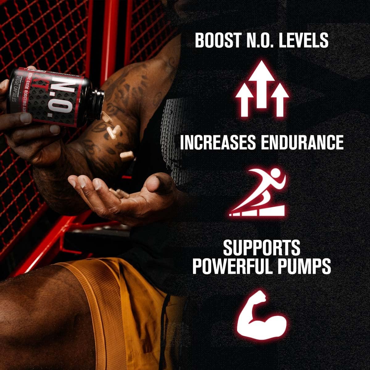 Jacked Factory Nitrosurge Pre-Workout in Arctic White & N.O. XT Nitric Oxide Booster for Men & Women : Health & Household