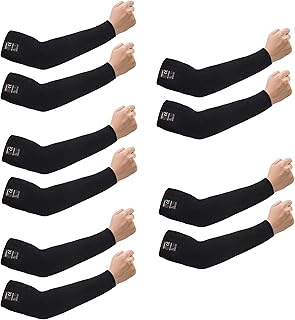 Protective Arm Sleeves, Cut Heat Resistant Arm Protectors Anti Abrasion Safety Armband for Garden Kitchen Work 1 Pair