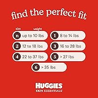 Vista 7 de Huggies Size 5 Diapers, Skin Essentials Baby Diapers, Size 5 (27+ lbs), 132 Count (2 Packs of 66), Packaging May Vary