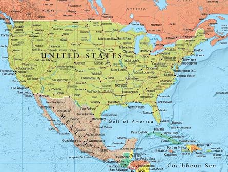 Swiftmaps 32 x 50 RMC Large World Wall Map Poster - Laminated Rolled (32x50 Signature World)