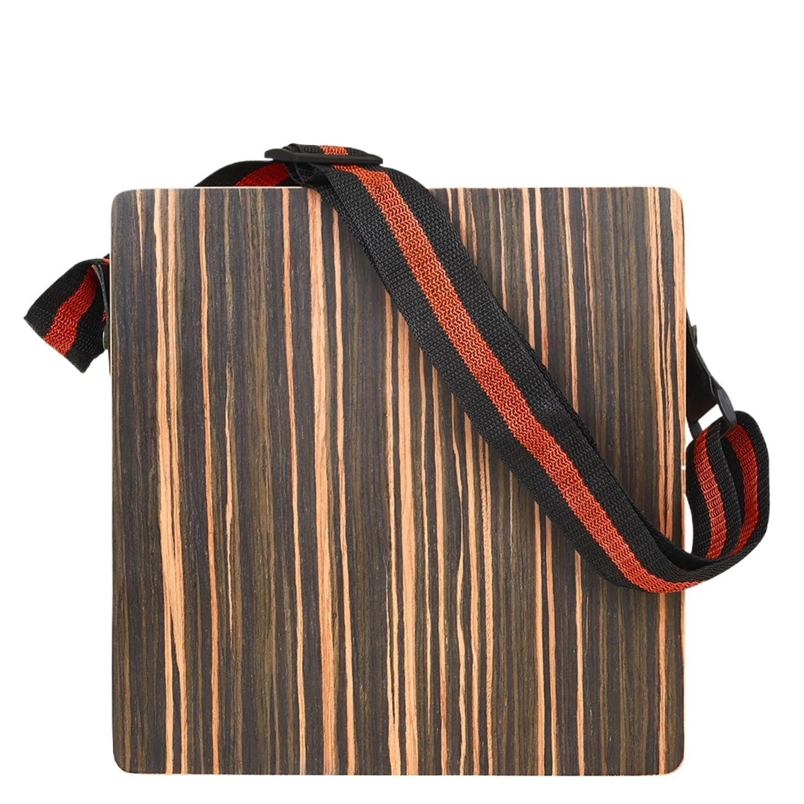 Cajon Cajon Drums Travel Box Tamburello portatile con piano in ebano e tracolla Strumenti a percussione Tamburi